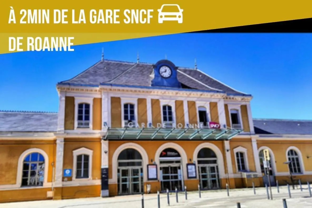 Rose Roanne Centre-Ville - Parking & Clim Lejlighed